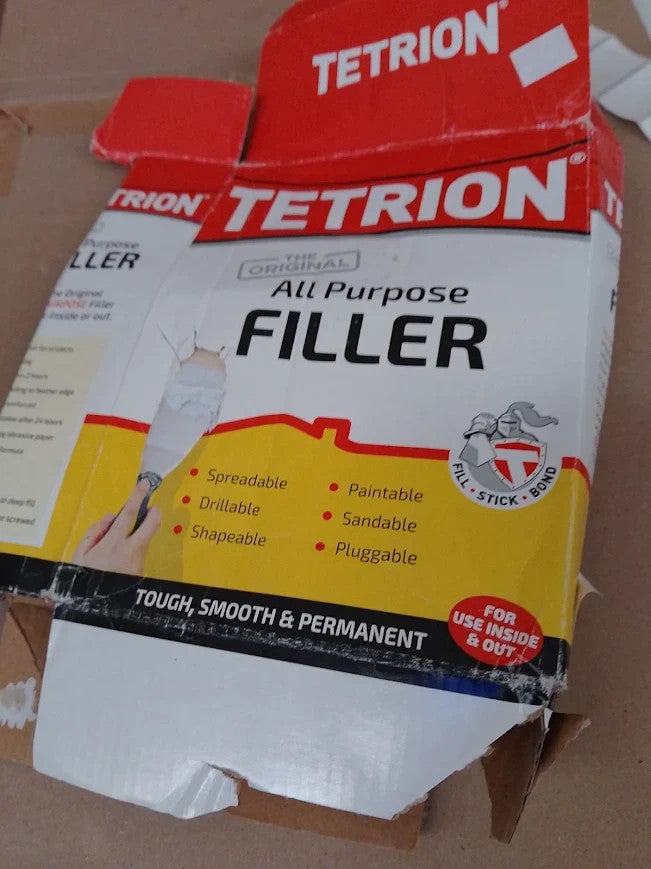 Tetrion All Purpose Powder Filler Strong Spreadable Paintable Drillable