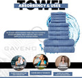 Gc Gaveno Cavaila Towel Bale Set Quick Drying Cotton 120x70cm New