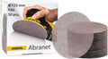 Mirka Abranet Net Sanding Disc 125mm Hook Loop 80 Grit 50pcs 12.5x12.5cm New