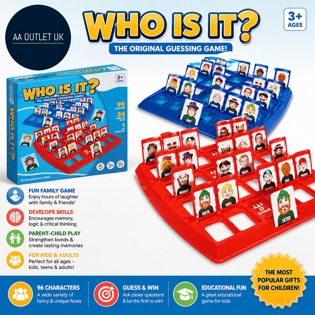 Guess Character Game Board Animal Funny Family Guessing Sheets 3+