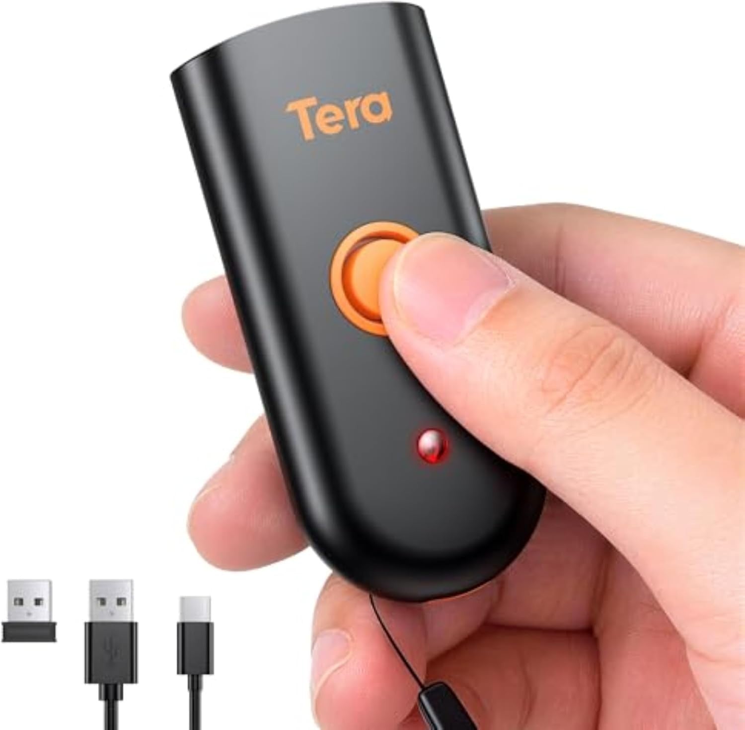 Tera Mini 1D 2D QR Bluetooth Barcode Scanner Wireless USB 3 in 1 Portable New