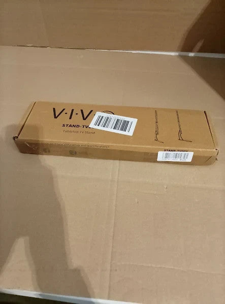 Vivo Universal LCD Flat Screen TV Table Top Vesa Mount Stand Black Base Fits New