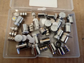 20pcs Miniature LED Lights Mini Warm White Micro Extra Battery 0.59x0.39in