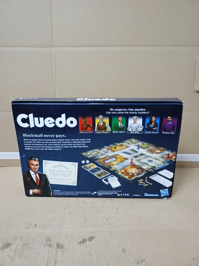 Hasbro Gaming Cluedo Board Game Reimagined ClassicDetective Mystery Games 8+