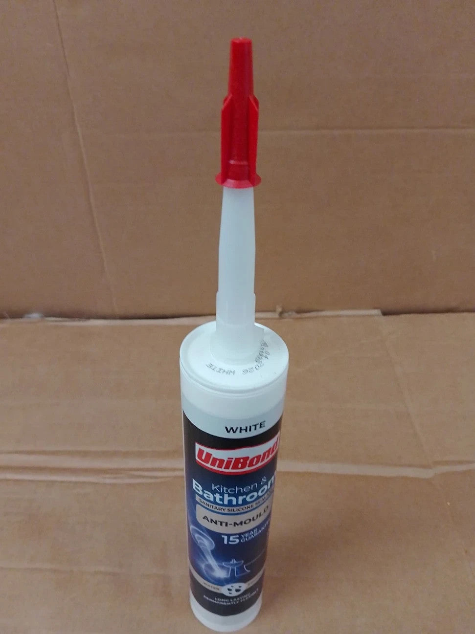 Unibond Bath Kitchen Anti Mould Resistant White Silicone Sealant 280ml New