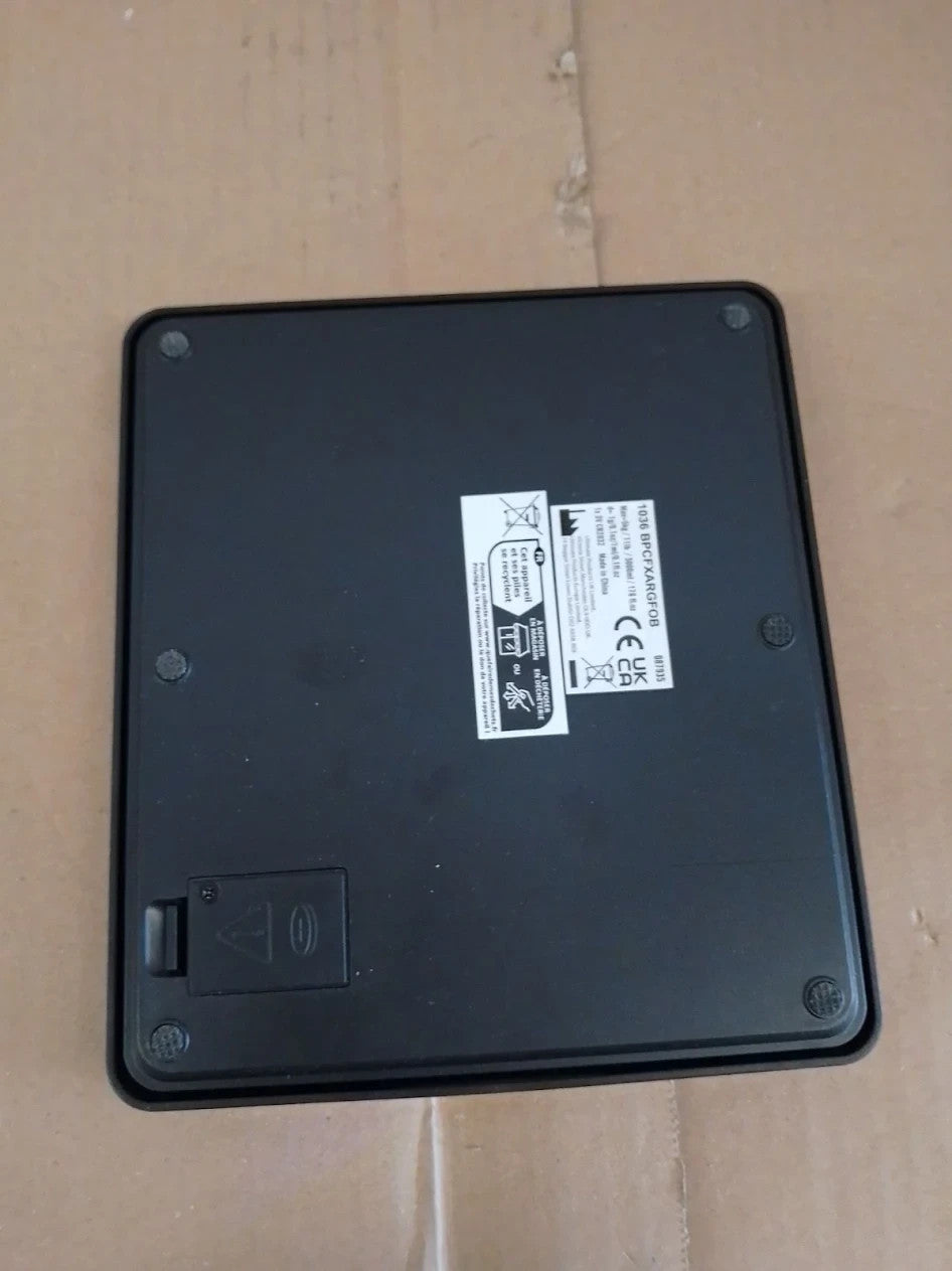 Salter Electronic Scale with Steel Platform Black Capacity 5kg LCD Display