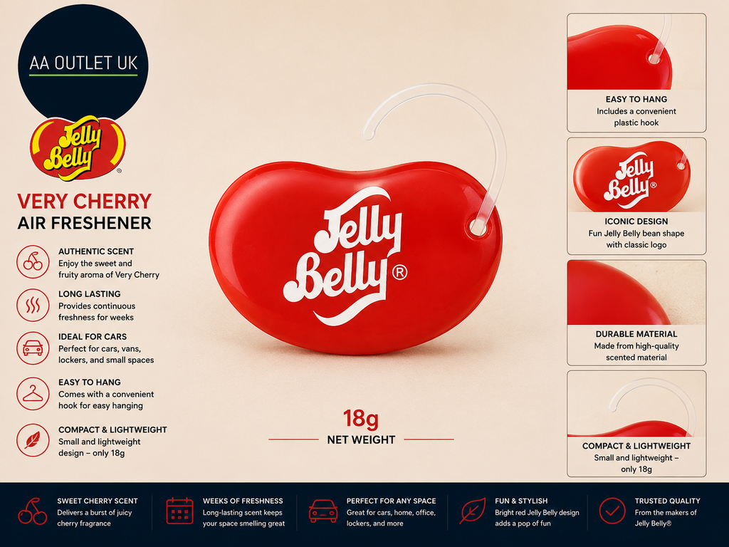 Jelly Belly Very Cherry Air Freshener 18g Car Home Fragrance 15210 Modern Design