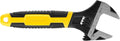 Stanley 090947 6in MaxSteel Adjustable Wrench Black One New