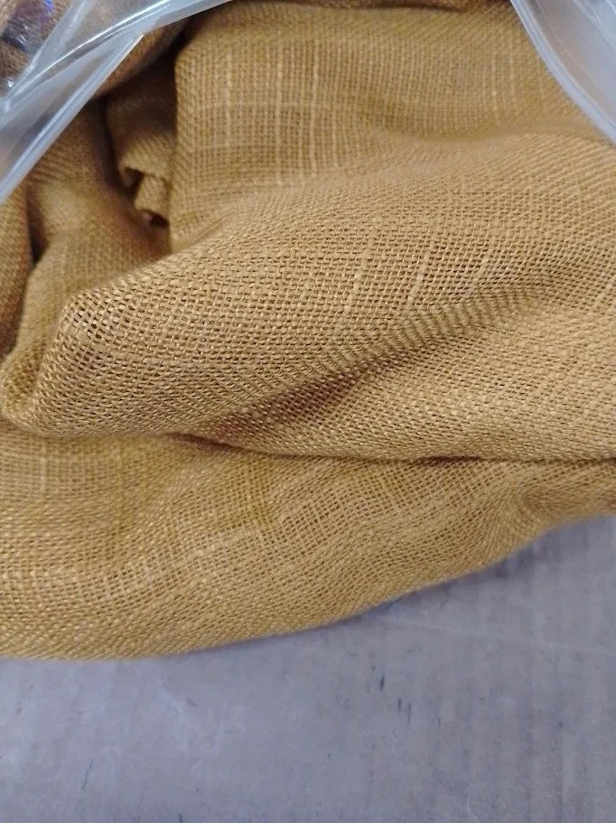 Shineland Mustard Yellow Window Curtain Panels Living Room 84x42in New