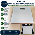 Salter Digital Bathroom Scales Silver High Accuracy Weight Scale Monitor