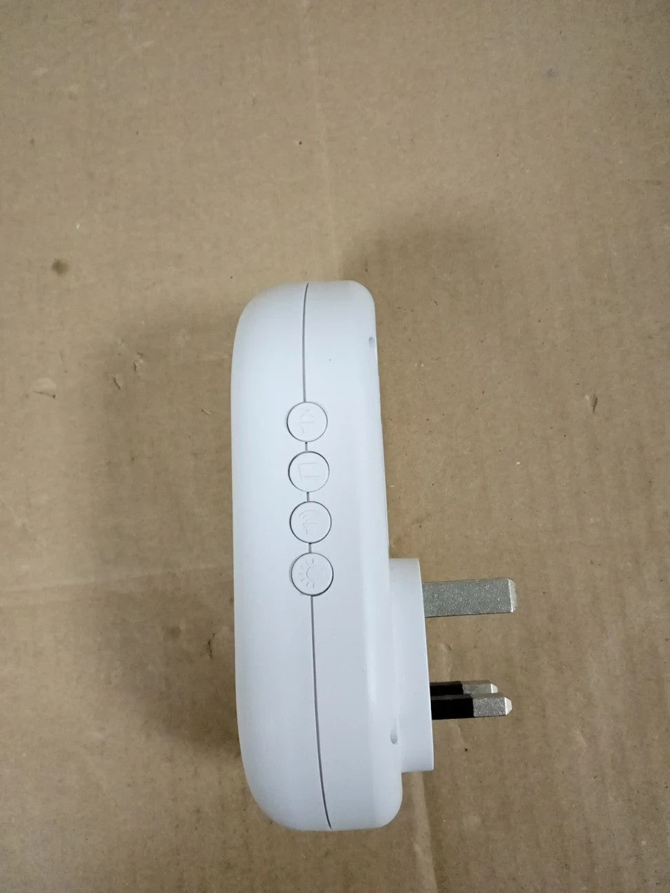 Byron Wireless Doorbell Set Multi Colour Visual Alert Mute Function 200m White