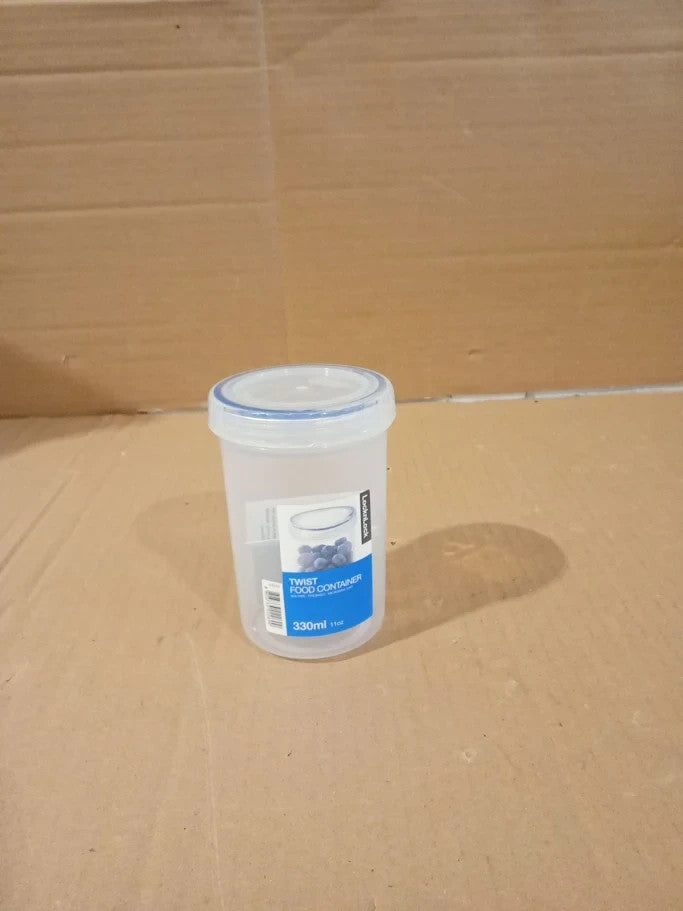LocknLock Round 330ml Food Storage Containers Lids Airtight Watertight New