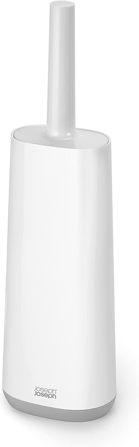 Joseph Joseph Flex Smart Hygienic Silicone Toilet Brush Holder White New