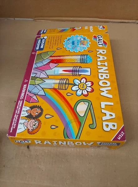 Galt Rainbow Lab Explore & Discover Childrens 12 Colourful Science Kit 5+