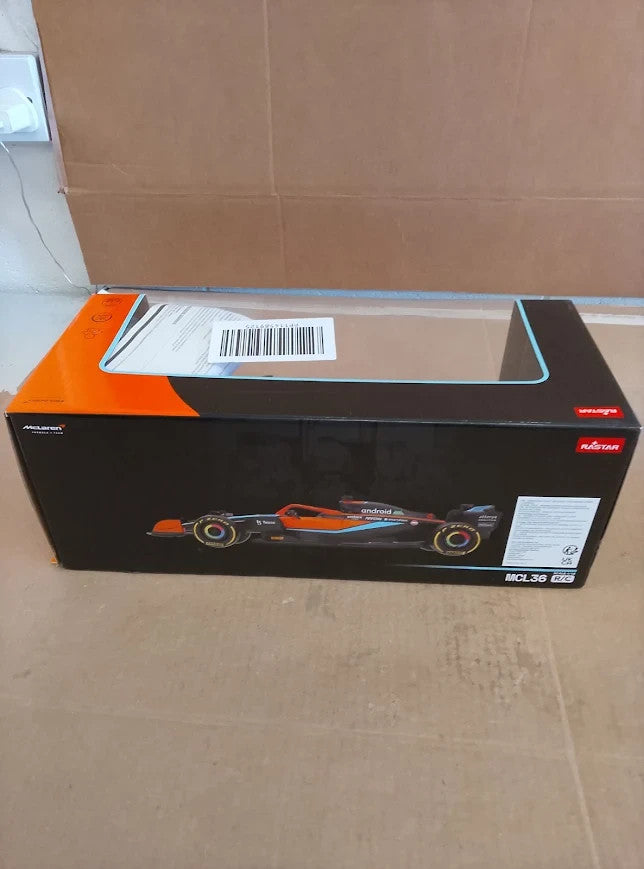 McLaren F1 MCL36 RC Car 1:18 Scale Remote Control Formula 1 Toy Multicolour New