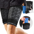Always Ready Thigh Compression Support Sleeve 2 Per Pack Hot Cold Gel XL New