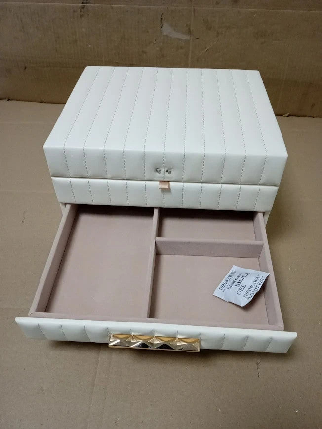 Sonmics Home Anah Collection 3 Tier Jewellery Box Mirror Organiser JBC183W01
