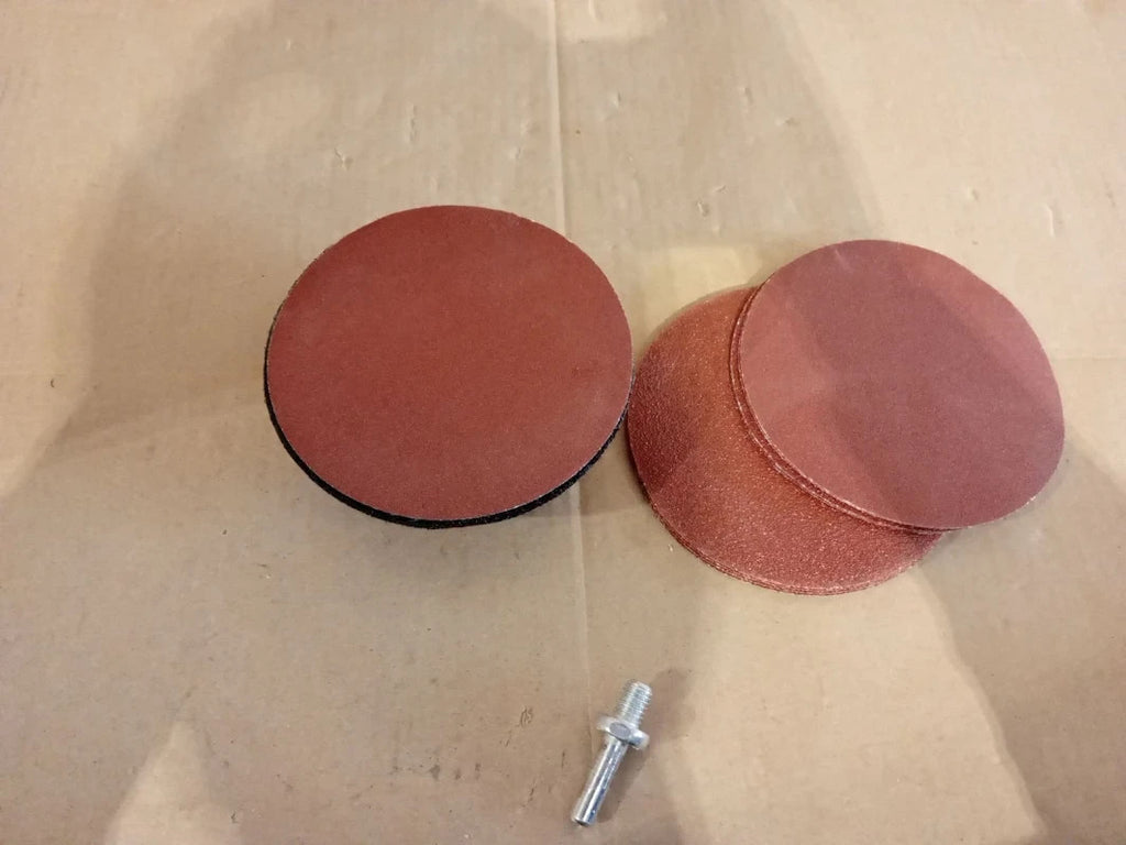 5 Inch Drill Sanding Pad Kit Attachment Sanding Discs Rotary Grinder Tools New