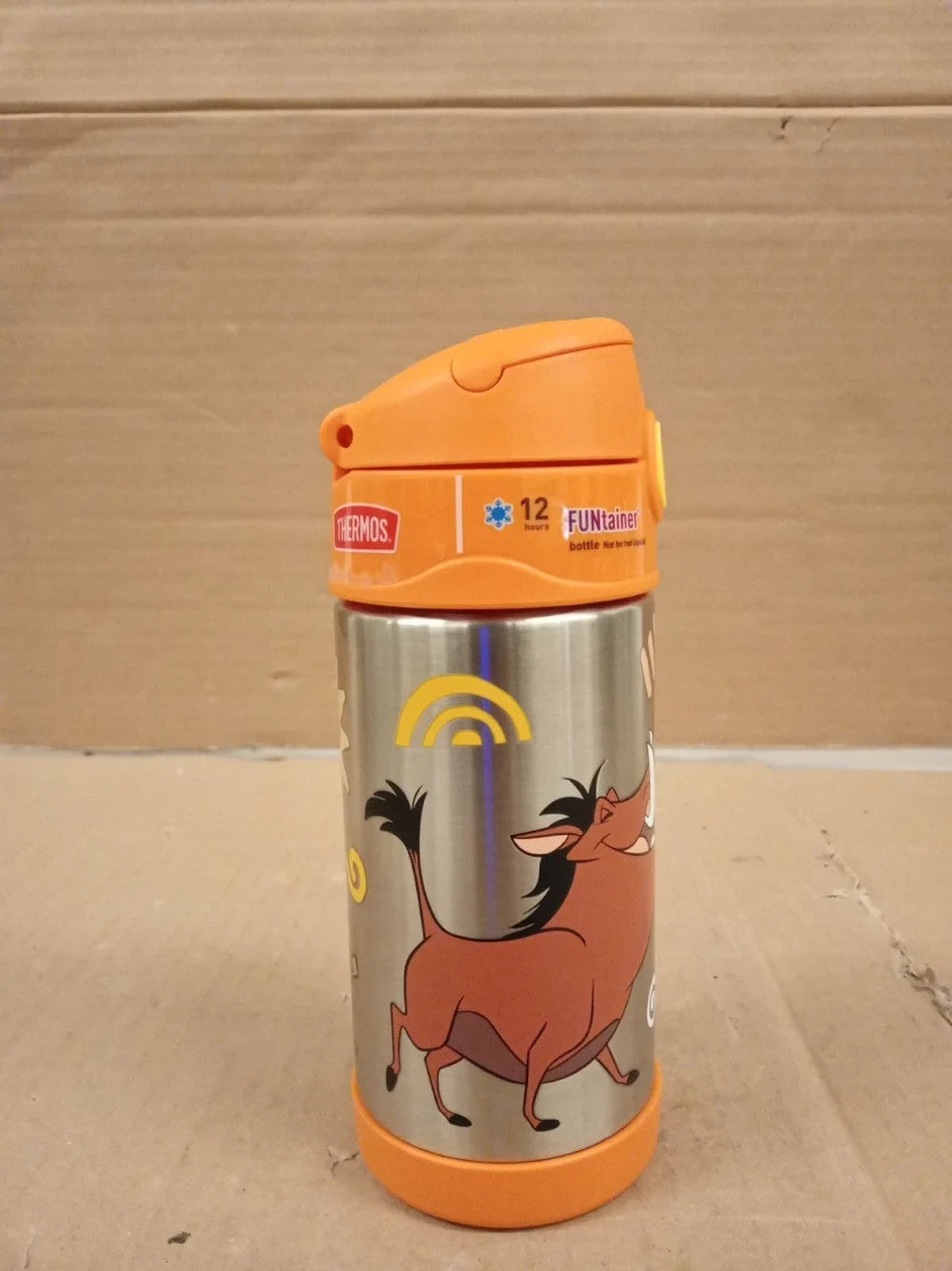 Thermos Disney Lion King Simba Kids Drinks Flask 355ml 12hrs Cold Leakproof