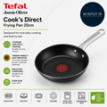 Tefal Jamie Oliver Cooks Direct Frying Pan 20cm Non Stick Titanium Coating