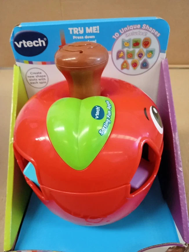 VTech Sorting Fun Apple Shape Sorter Educational Learning Toy Birthday 1+