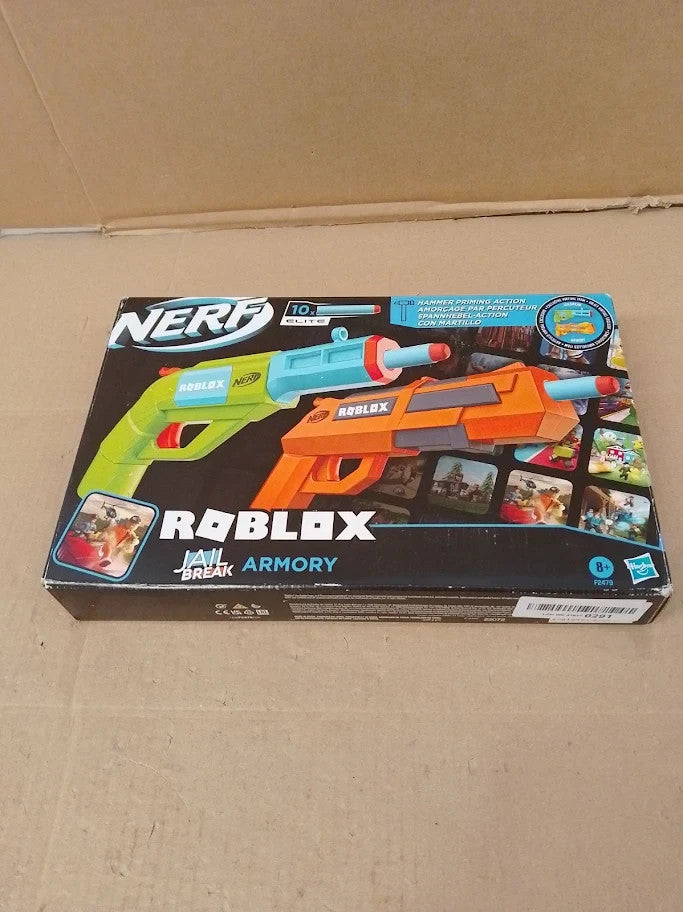 Nerf F2479EU4 Roblox Jailbreak Armoury Includes 2 Action Blasters 3+ New