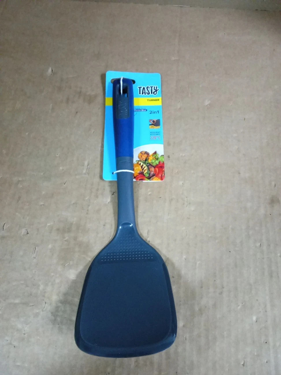 Tasty Everyday Cooking Turner Grater Angled Edge Spatula Non Stick 34x10x6cm New
