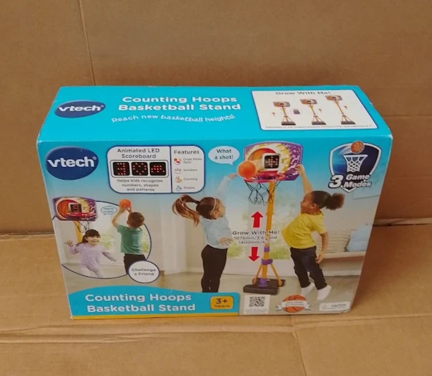 VTech Basketball Hoop Stand Counting Game LED Electronic Toy Toddler 3+ New