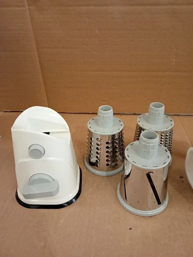Rainbean Rotary Cheese Grater Kitchen Hand Crank Shredder 3 Interchangeable