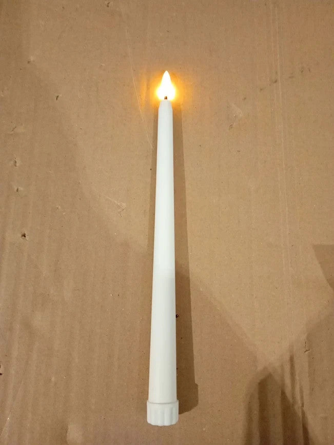 Nakihouse LED Taper Candles Remote Timer Realistic 3D Wick Flickering New