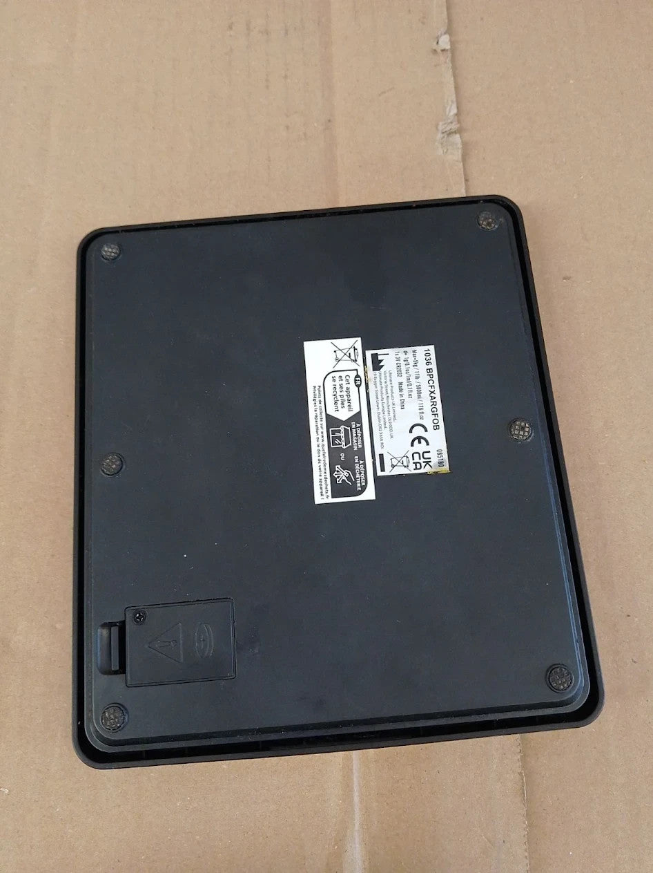 Salter Electronic Scale with Steel Platform Black Capacity 5kg LCD Display