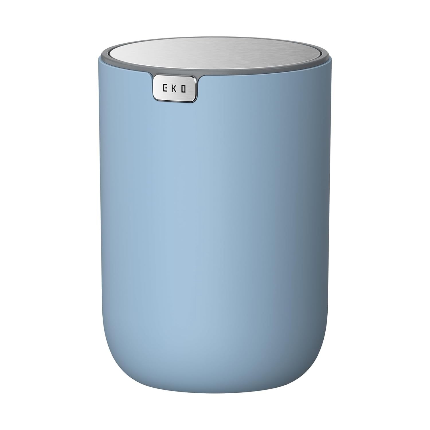 Eko Fandy Table Bin 1.5L Mini Desk Rubbish Bin With Swing Top Lid Blue New