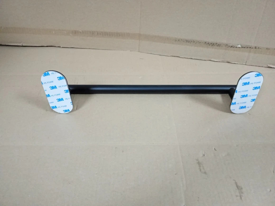 Sayayo Black Towel Rail Self Adhesive Set Of 3 40cm Hand Holder Wall Mounted