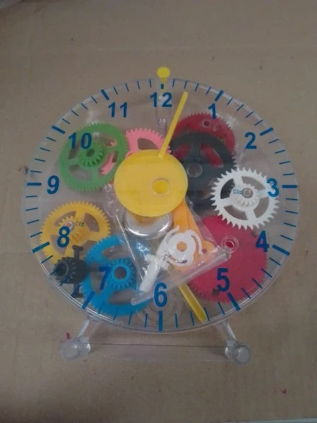 Tobar 12459 Make Your Own Mechanical Clock Analog 31pcs 21x 21cm 6+ New