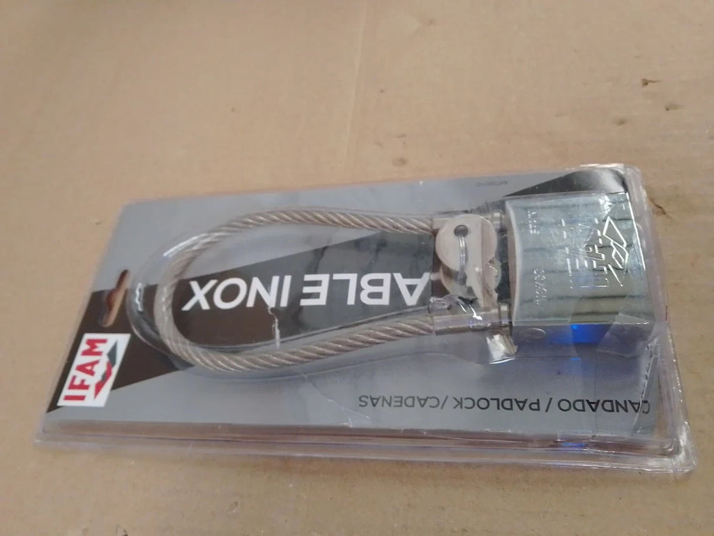 Ifam Security U 85051 SEG Long Bow Lock Cable In INOX New