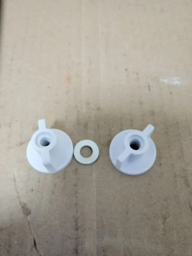 2 Pairs Toilet Seat Fixings Back Nut Toilet Seat Screws Bottom Replacement