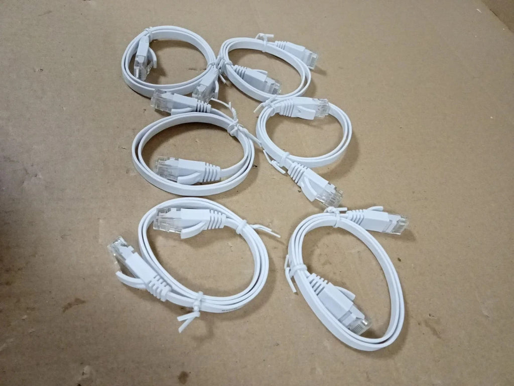 6x RJ45 Ethernet Network Patch Cables LAN Internet Router Broadband Leads New