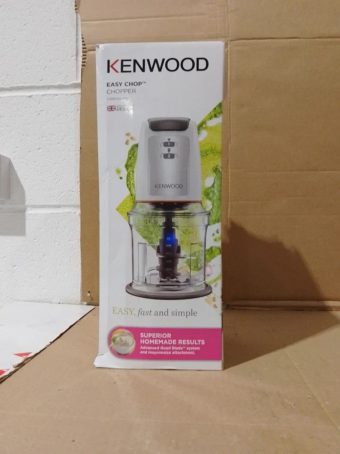 Kenwood Easy Chop Chopper 0.5L Bowl 2 Speeds Quad Blade System Anti Slip Rin