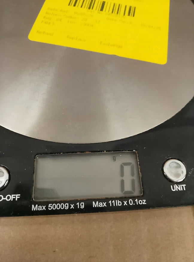 Salter Black Electronic Digital Scale Steel Platform Weight Weighing Scale