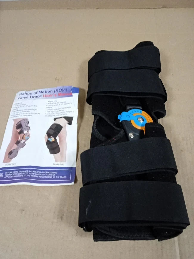 Hinged ROM Knee Braces Immobilizer Support Pain ACL MCL PCL Arthritis Small New