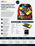 Moose Games Flipslide Handheld Puzzle Toy Travel Game Kids Teens Ages 8-13