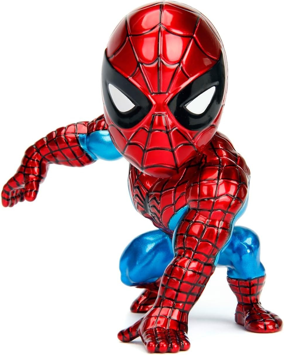 Marvel Spider Man Classic 4in Action Figure Red Jada Toys Collectable Design New