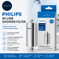 Philips Water In Line Shower Filter Reduces Chlorine 99% Easy To Instal