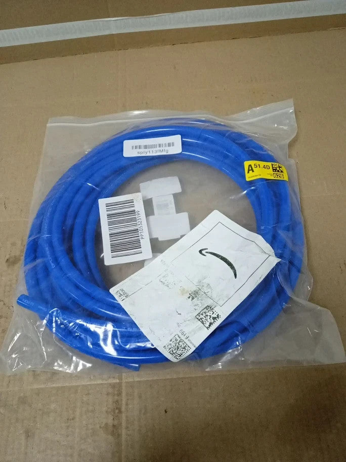 Ergaoboy Polyurethane PU Air Hose Pipe Tube Kit Without Fitting Blue 10m New