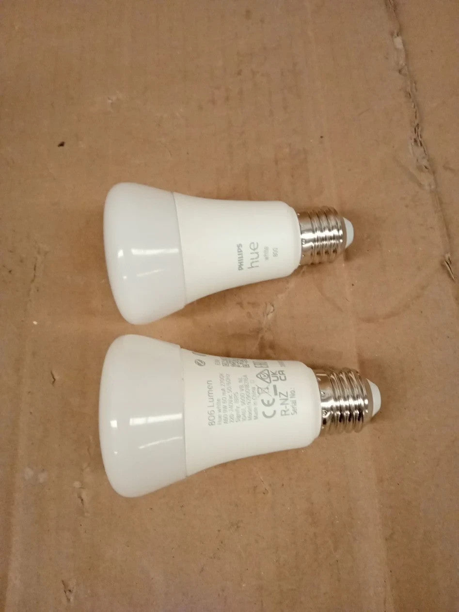 Philips Hue White Smart Light Bulb 60W 2 Pack Alexa Google Assistant Apple New