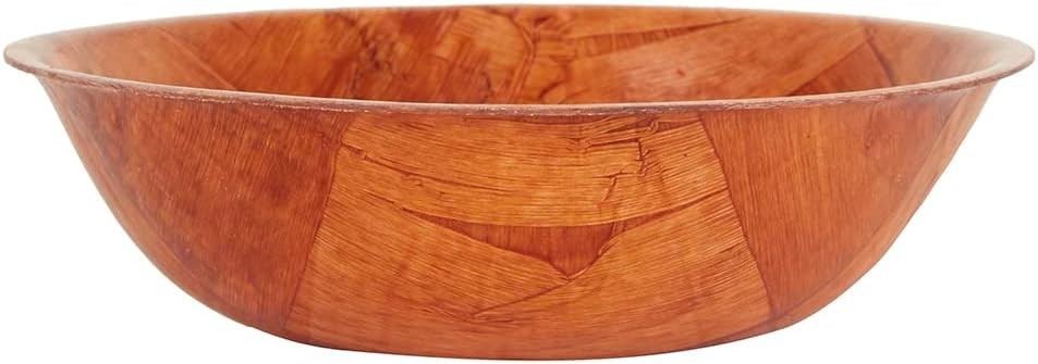 Apollo The Housewares Brand Wooden Woven 15cm Fruit Bowl Small Round Serving New