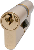 Yale B ED3050 PB Euro Cylinder Lock 90mm Brass Finish Standard 9x1.8x3.4cm New