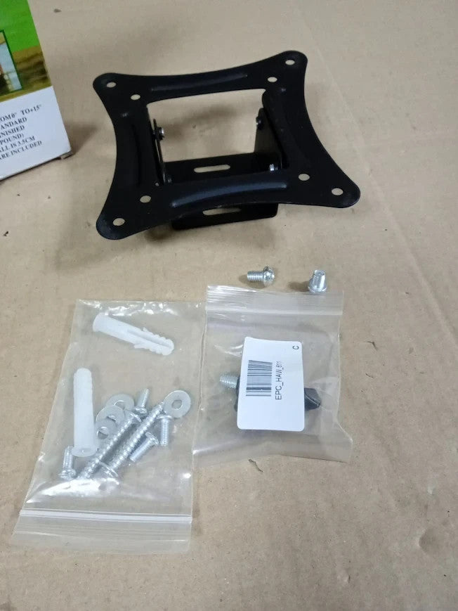 Universal LCD LED TV Wall Mount Bracket C12 Tilt Swivel VESA Monitor Black New