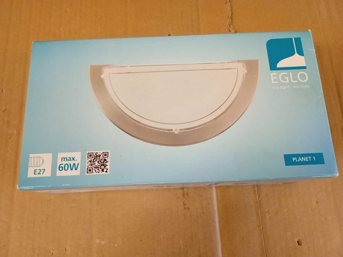 Eglo Wall Lamp Planet 1 Semi Circular Indoor Light Fixture Hallway E27 socket