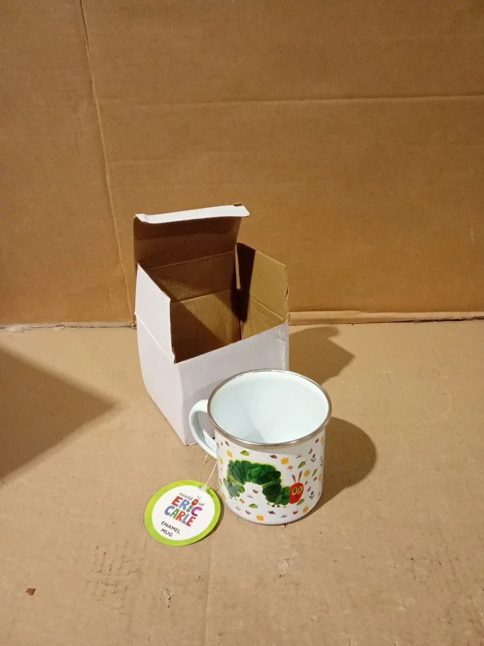 World Of Eric Carle Enamel Mug The Very Hungry Catapillar 320ML New